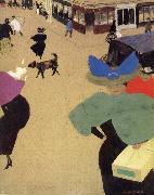 Felix Vallotton woman in the street oil painting reproduction
